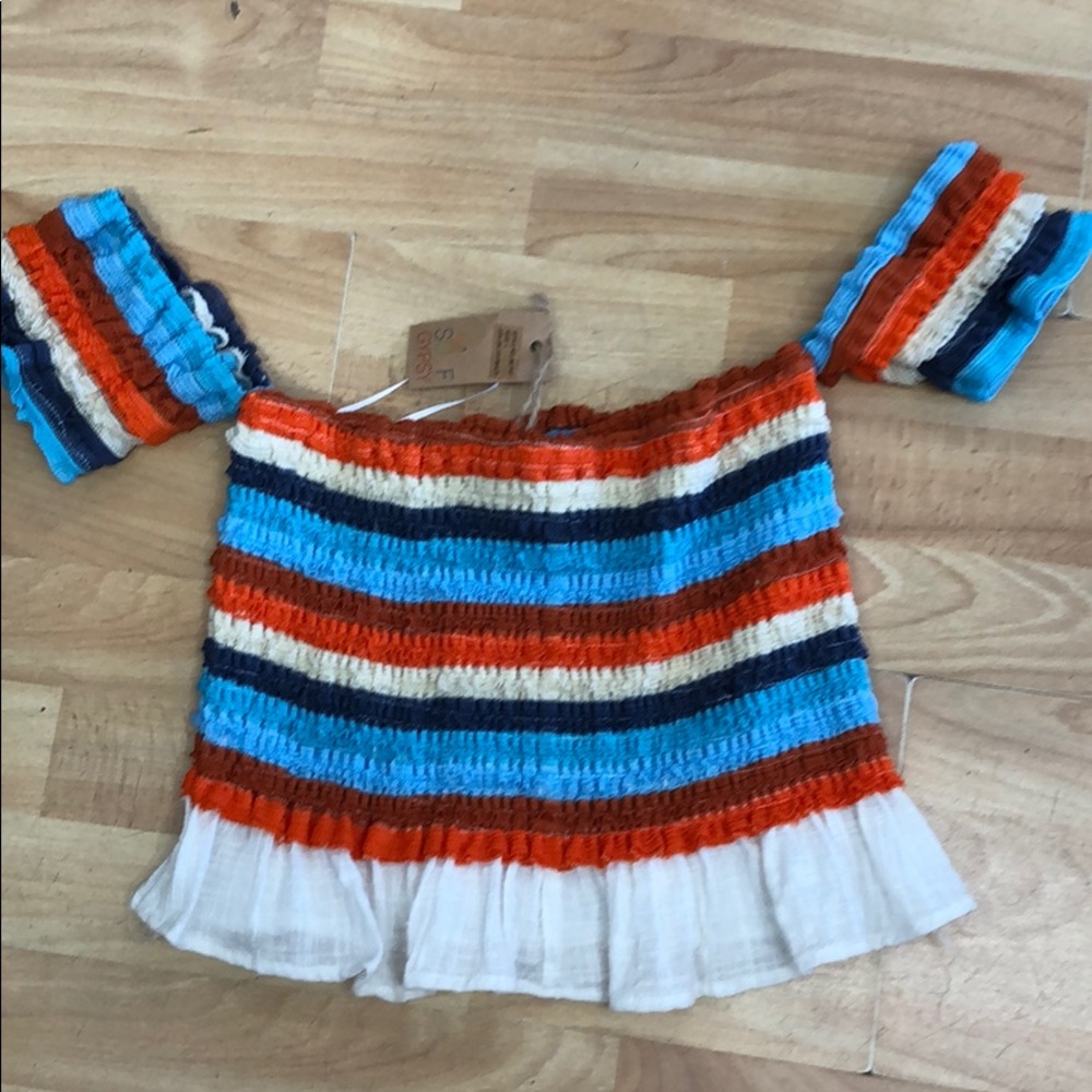 Off the shoulder shirt